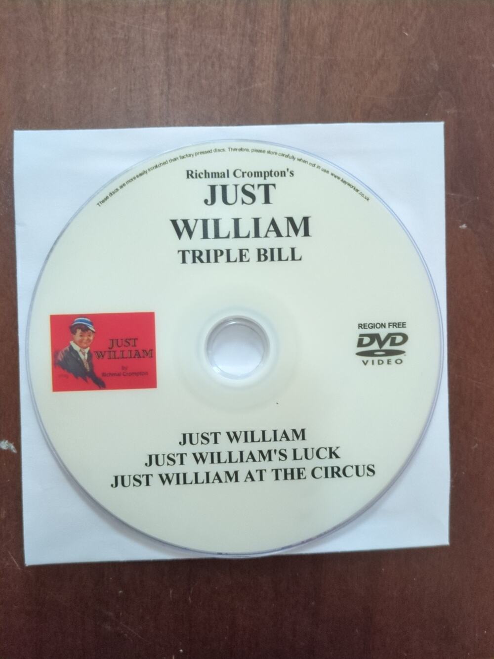 Just William - Triple Bill Film Collection, All 3 films disc only
